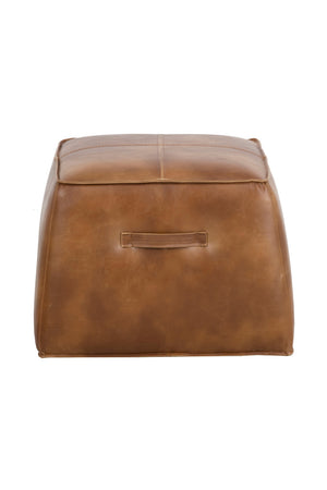   Modern European furniture - Leather Inspired Cube Ottoman - www.oroa.com | Oroa.com