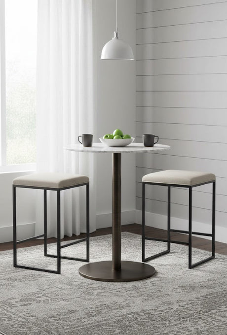   Modern European furniture - White Carrara Marble Counter Table - www.oroa.com | Oroa.com