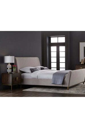   Modern European furniture - Acacia Wood 2-Drawer Nightstand - www.oroa.com | Oroa.com