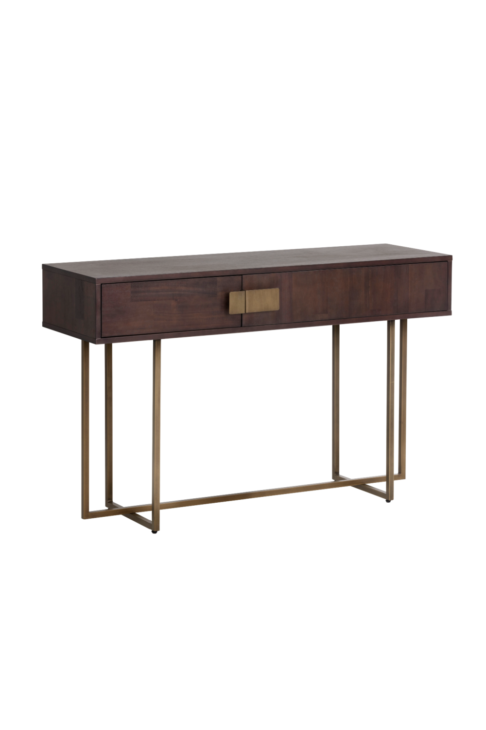   Modern European furniture - Brown Wooden 2-Drawer Console Table - www.oroa.com | Oroa.com