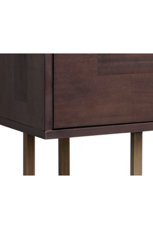   Modern European furniture - Brown Wooden 2-Drawer Console Table - www.oroa.com | Oroa.com
