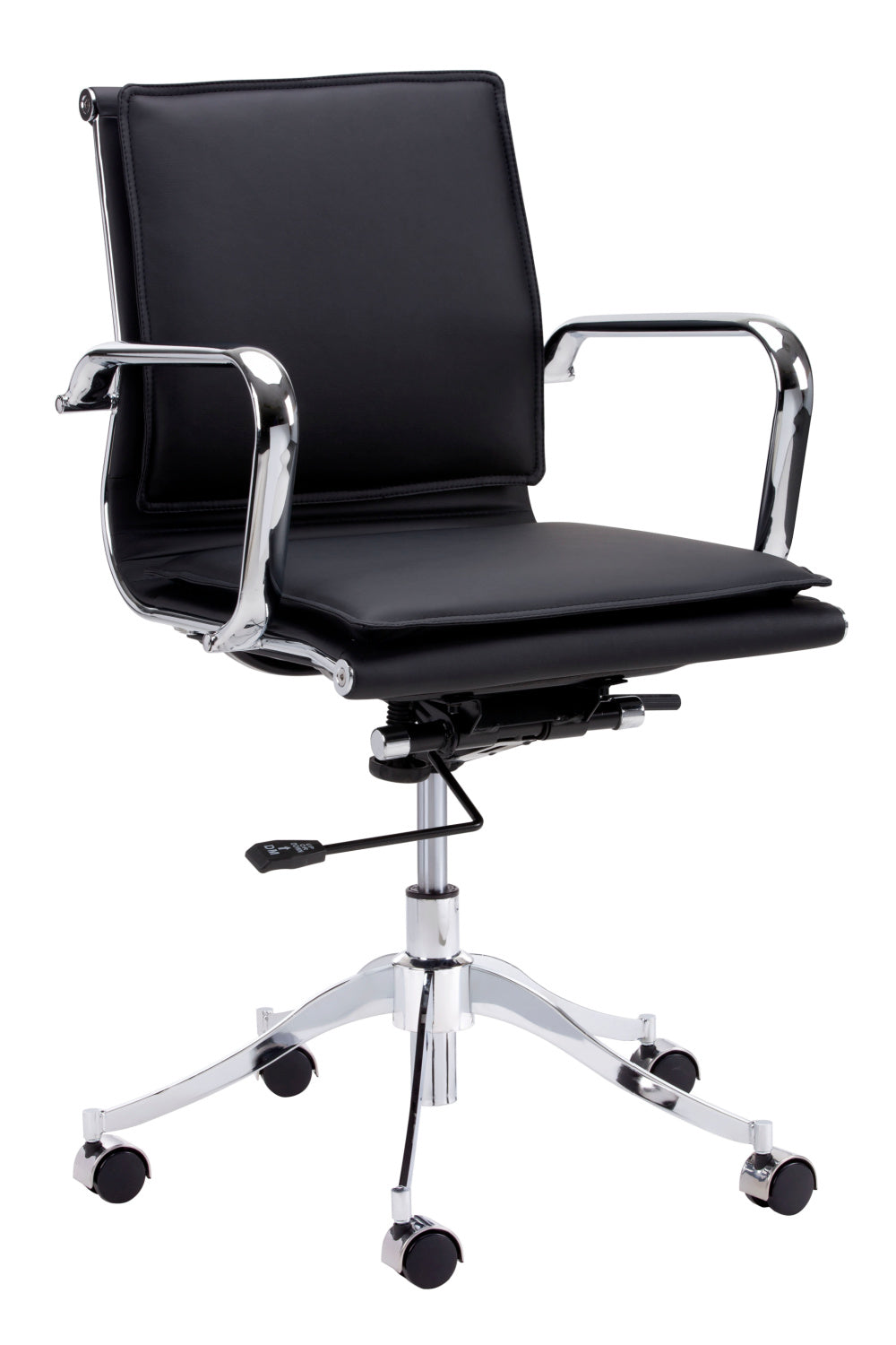   Modern European furniture - Padded Leather Swivel Office Chair - www.oroa.com | Oroa.com