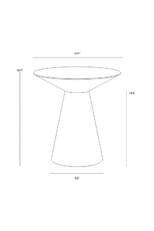   Modern European furniture - Yellow Gold End Table - www.oroa.com | Oroa.com