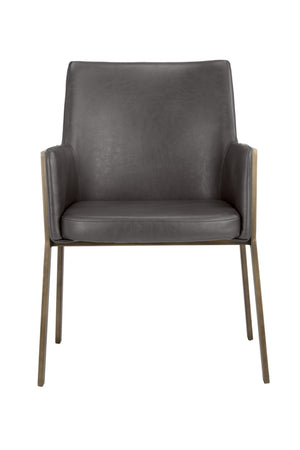   Modern European furniture - Leather Look Dining Armchair - www.oroa.com | Oroa.com