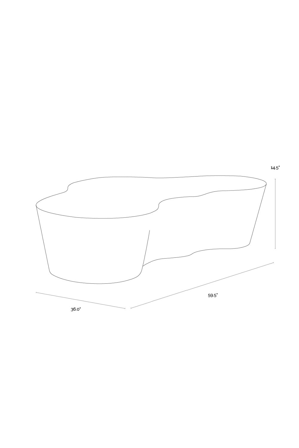   Modern European furniture - Marble-Look Indoor/Outdoor Coffee Table - www.oroa.com | Oroa.com