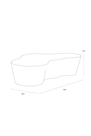   Modern European furniture - Marble-Look Indoor/Outdoor Coffee Table - www.oroa.com | Oroa.com