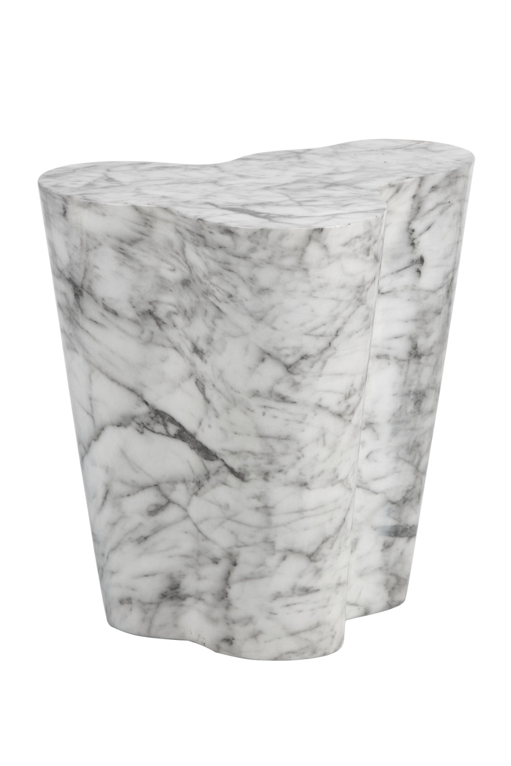   Modern European furniture - Marble-Look Indoor/Outdoor Side Table L - www.oroa.com | Oroa.com