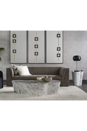   Modern European furniture - Marble-Look Indoor/Outdoor Side Table L - www.oroa.com | Oroa.com