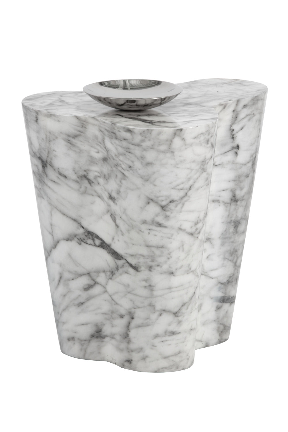   Modern European furniture - Marble-Look Indoor/Outdoor Side Table L - www.oroa.com | Oroa.com