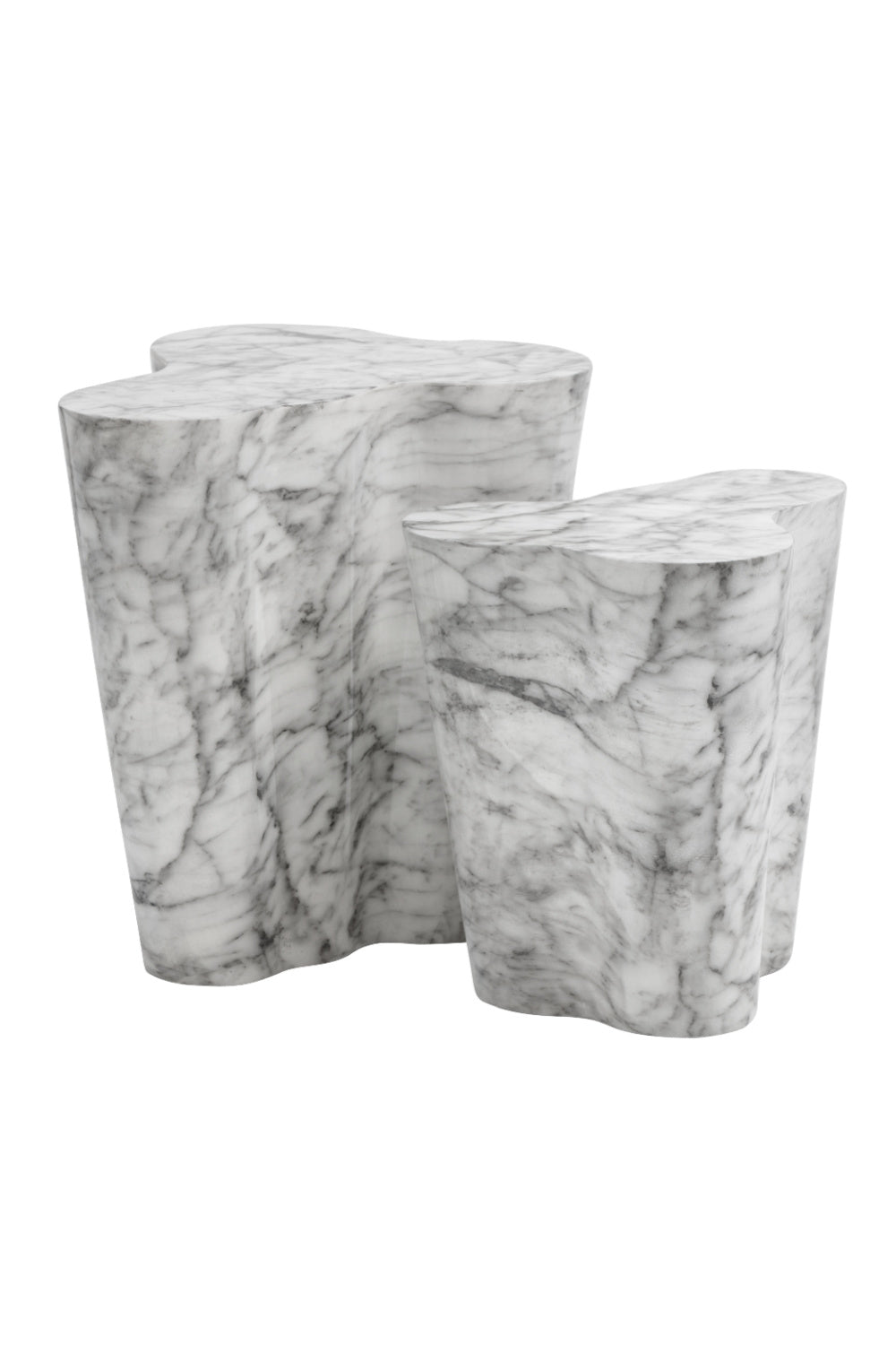   Modern European furniture - Marble-Look Indoor/Outdoor Side Table L - www.oroa.com | Oroa.com