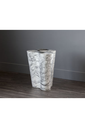   Modern European furniture - Marble-Look Indoor/Outdoor Side Table L - www.oroa.com | Oroa.com