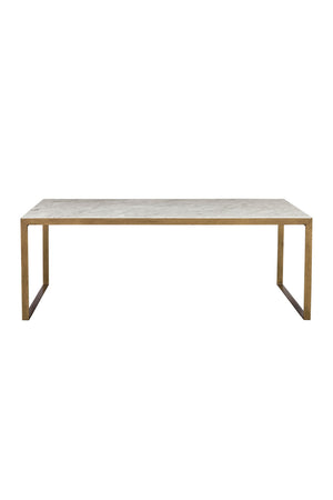   Modern European furniture - White Italian Marble Coffee Table - www.oroa.com | Oroa.com