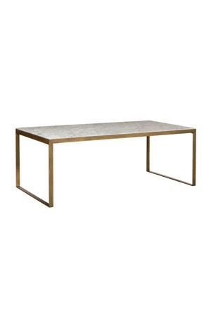   Modern European furniture - White Italian Marble Coffee Table - www.oroa.com | Oroa.com