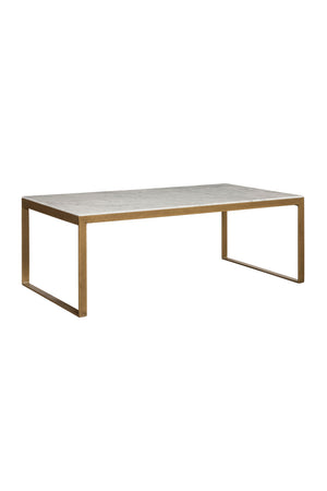   Modern European furniture - White Italian Marble Coffee Table - www.oroa.com | Oroa.com