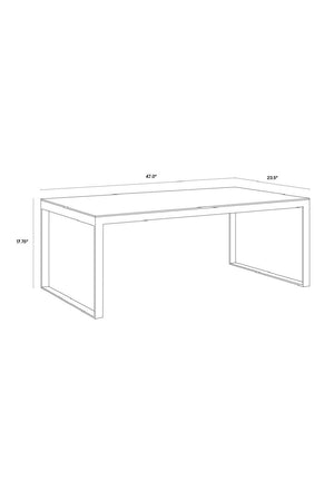  Modern European furniture - White Italian Marble Coffee Table - www.oroa.com | Oroa.com