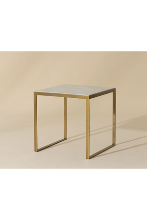   Modern European furniture - Italian Marble Square End Table - www.oroa.com | Oroa.com