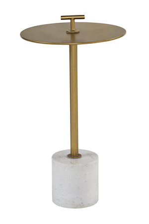   Modern European furniture - Gold Round End Table - www.oroa.com | Oroa.com