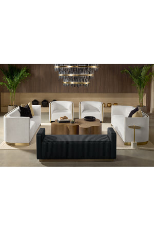   Modern European furniture - Gold Round End Table - www.oroa.com | Oroa.com