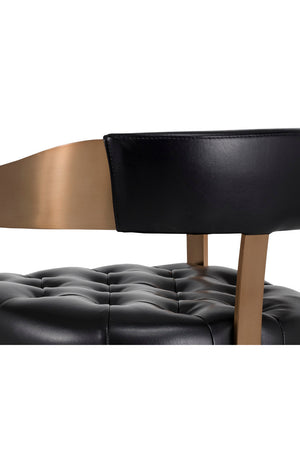   Modern European furniture - Antique Brass Framed Bar Stool - www.oroa.com | Oroa.com