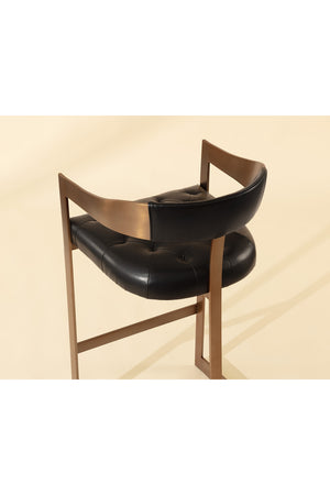   Modern European furniture - Antique Brass Framed Bar Stool - www.oroa.com | Oroa.com