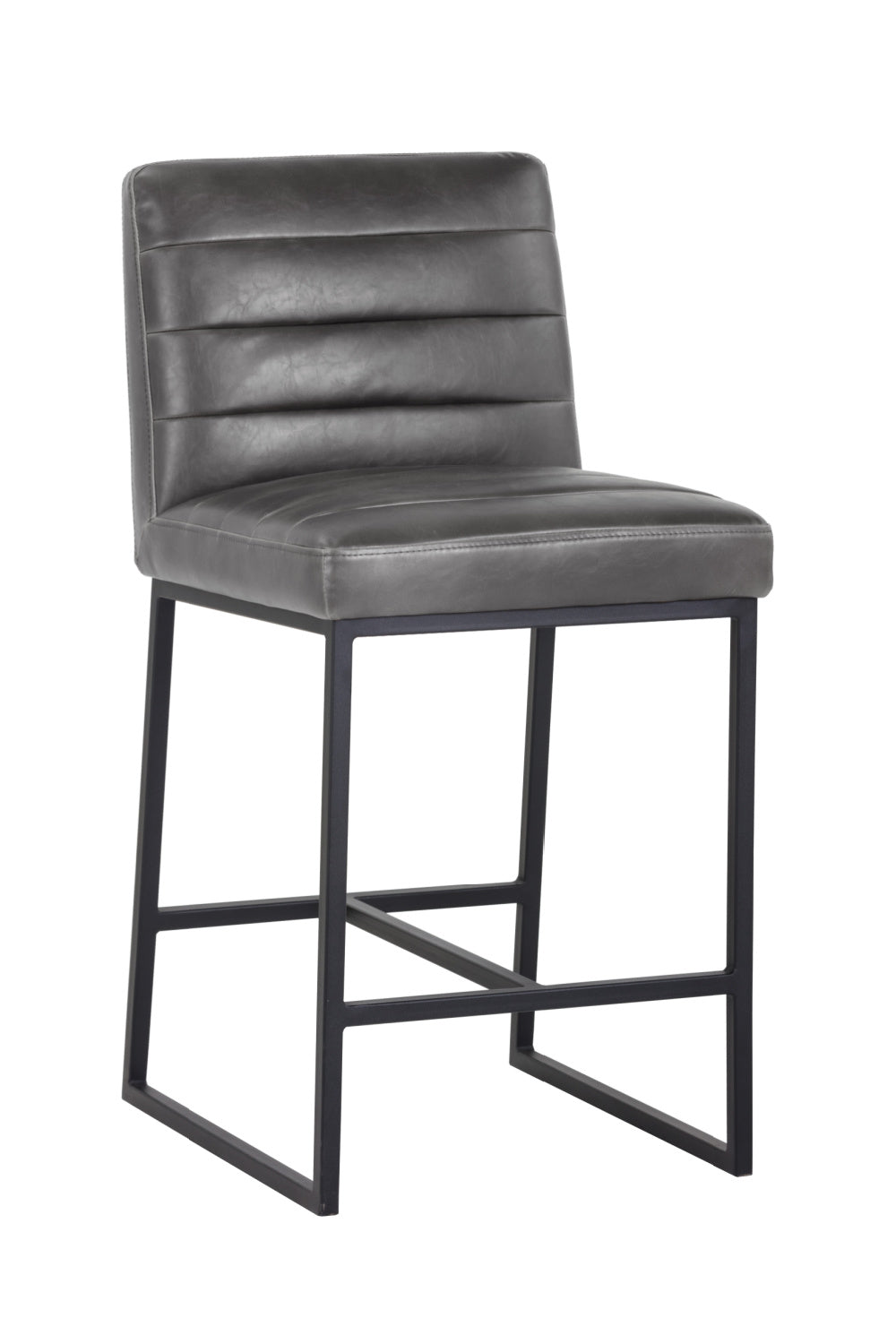   Modern European furniture - Modern Channel-Tufted Counter Stool - www.oroa.com | Oroa.com