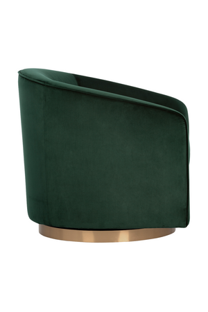   Modern European furniture - Curved Swivel Lounge Chair - www.oroa.com | Oroa.com