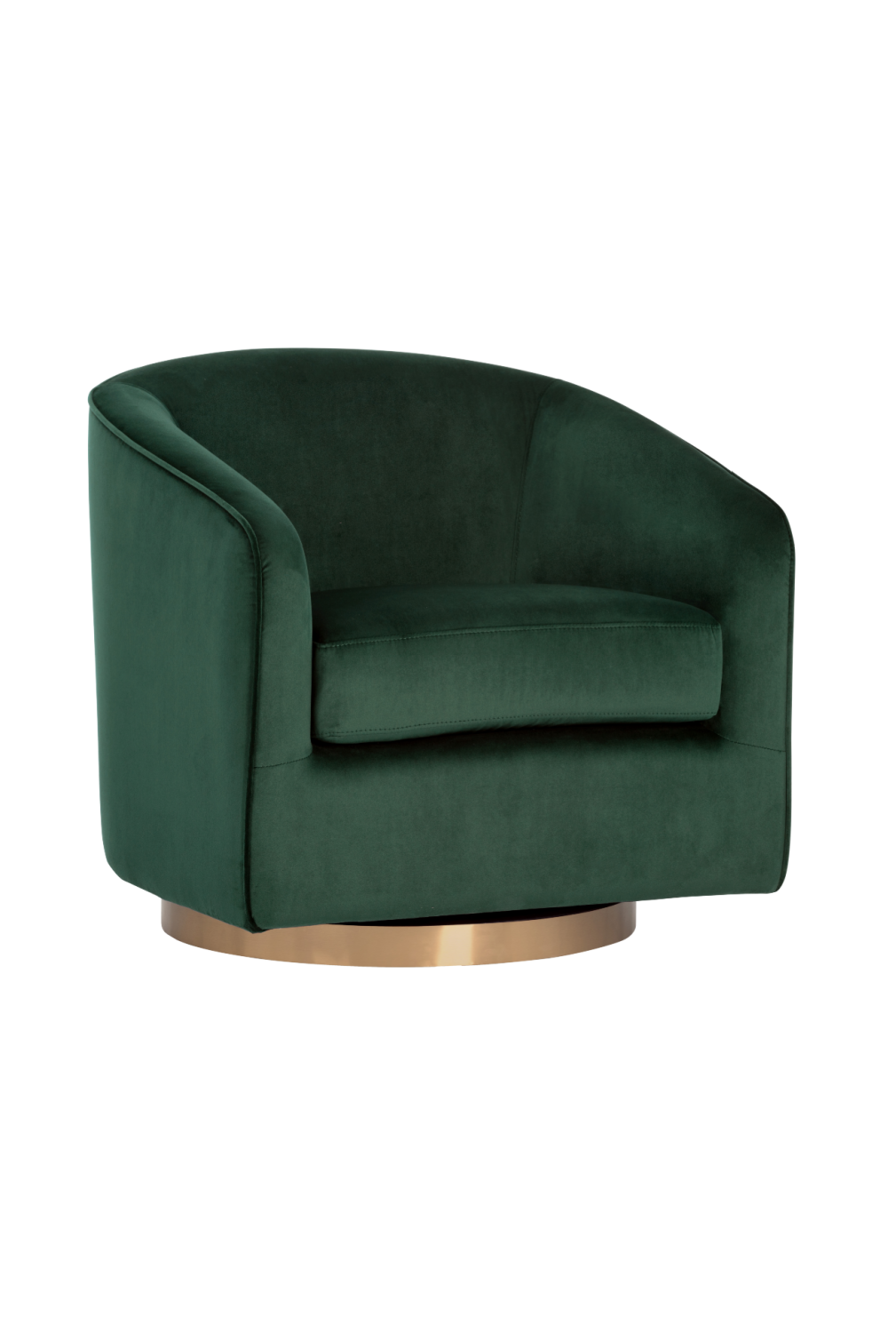   Modern European furniture - Curved Swivel Lounge Chair - www.oroa.com | Oroa.com