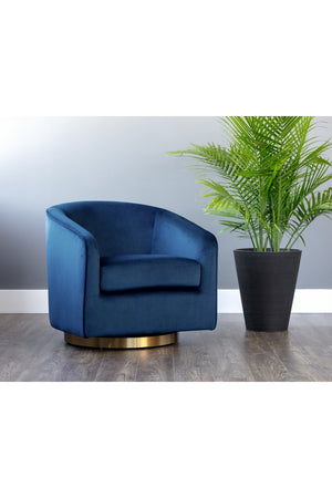  Modern European furniture - Curved Swivel Lounge Chair - www.oroa.com | Oroa.com