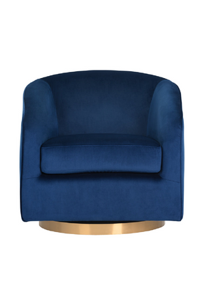   Modern European furniture - Curved Swivel Lounge Chair - www.oroa.com | Oroa.com
