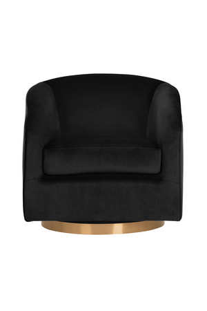   Modern European furniture - Curved Swivel Lounge Chair - www.oroa.com | Oroa.com