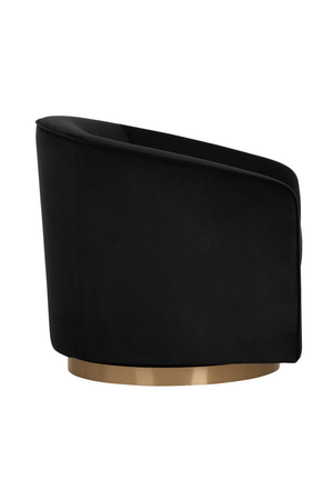   Modern European furniture - Curved Swivel Lounge Chair - www.oroa.com | Oroa.com