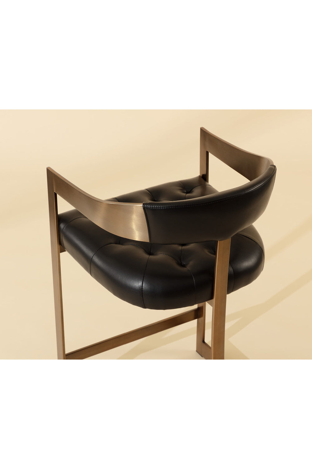   Modern European furniture - Black Leather T-Shaped Counter Stool - www.oroa.com | Oroa.com
