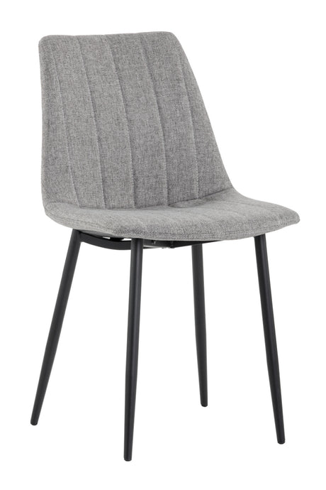   Modern European furniture - Channel-Tufted Dining Chairs (2) - www.oroa.com | Oroa.com