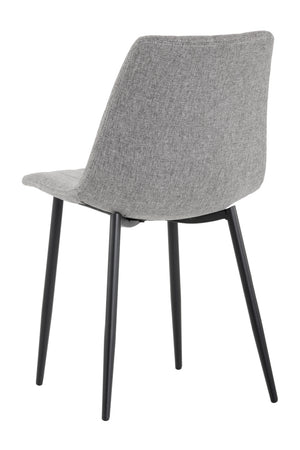   Modern European furniture - Channel-Tufted Dining Chairs (2) - www.oroa.com | Oroa.com