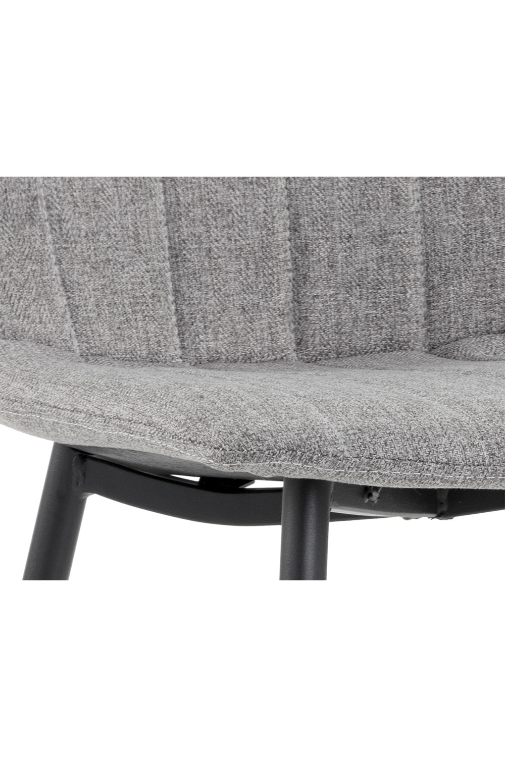   Modern European furniture - Channel-Tufted Dining Chairs (2) - www.oroa.com | Oroa.com
