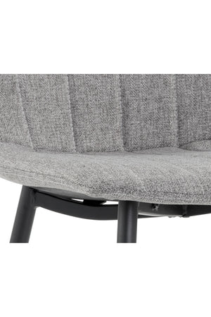   Modern European furniture - Channel-Tufted Dining Chairs (2) - www.oroa.com | Oroa.com