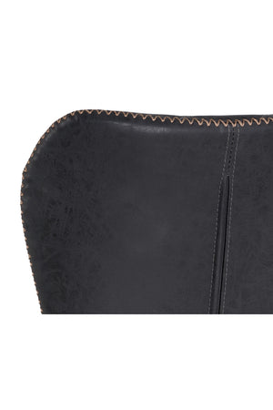   Modern European furniture - Diamond-Stitched Leather Look Bar Stools (2) - www.oroa.com | Oroa.com