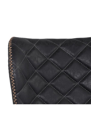   Modern European furniture - Diamond-Stitched Leather Look Bar Stools (2) - www.oroa.com | Oroa.com