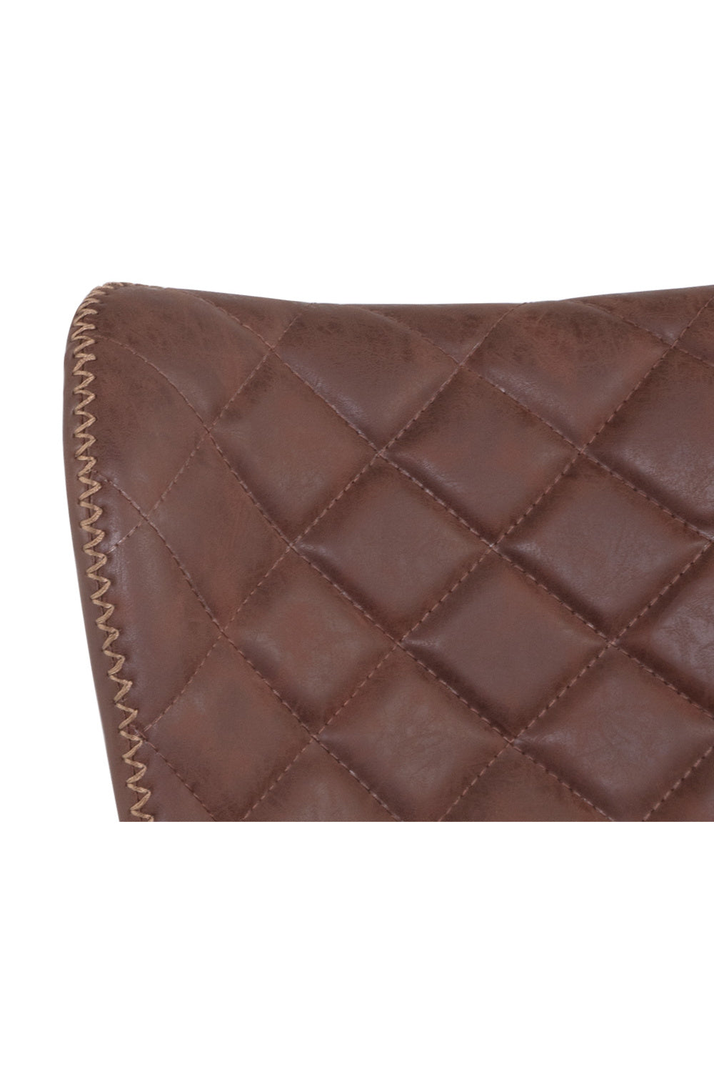   Modern European furniture - Diamond-Stitched Leather Look Bar Stools (2) - www.oroa.com | Oroa.com