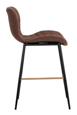   Modern European furniture - Leather-Look Diamond-Stitched  Counter Stools (2) - www.oroa.com | Oroa.com
