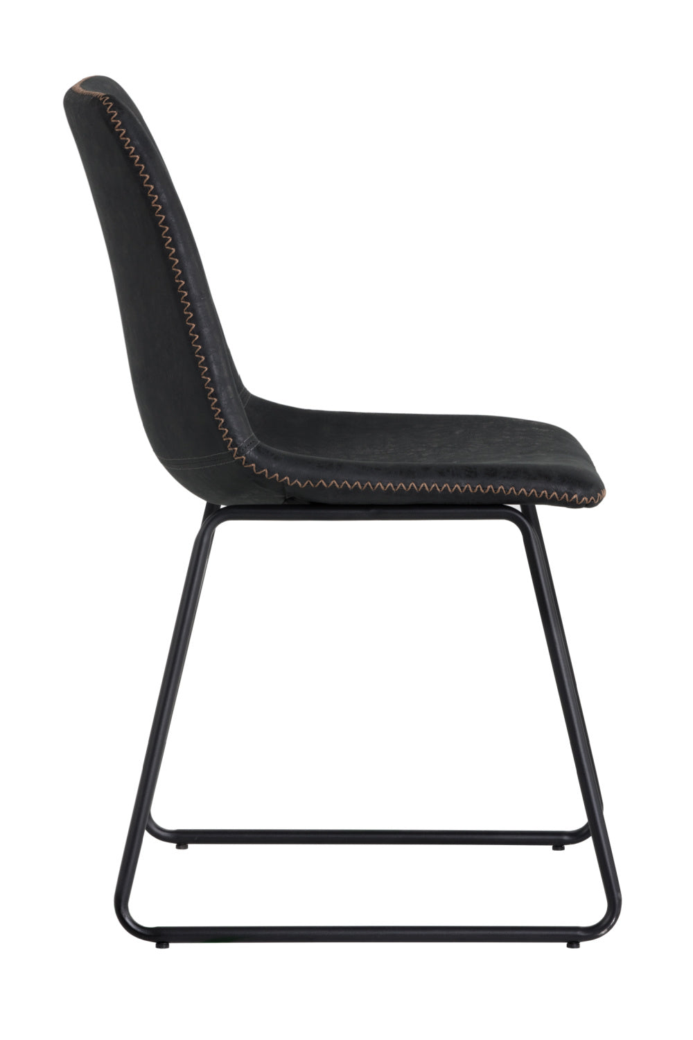   Modern European furniture - Leather Look Mid-Century Dining Chairs (2) - www.oroa.com | Oroa.com