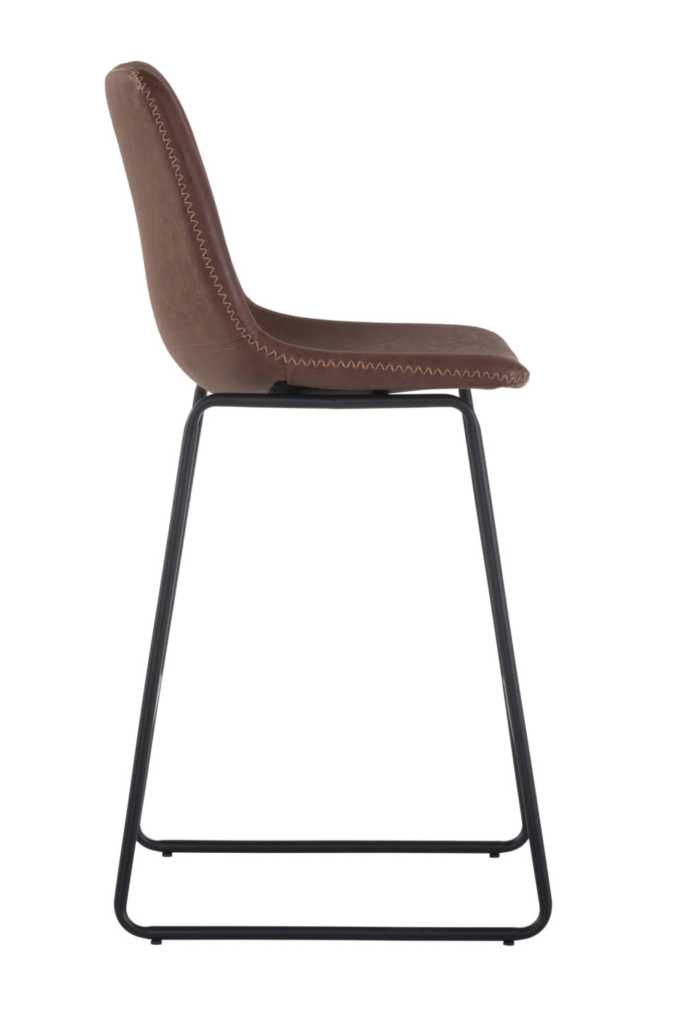   Modern European furniture - Leather-Look Mid-Century Counter Stools (2) - www.oroa.com | Oroa.com
