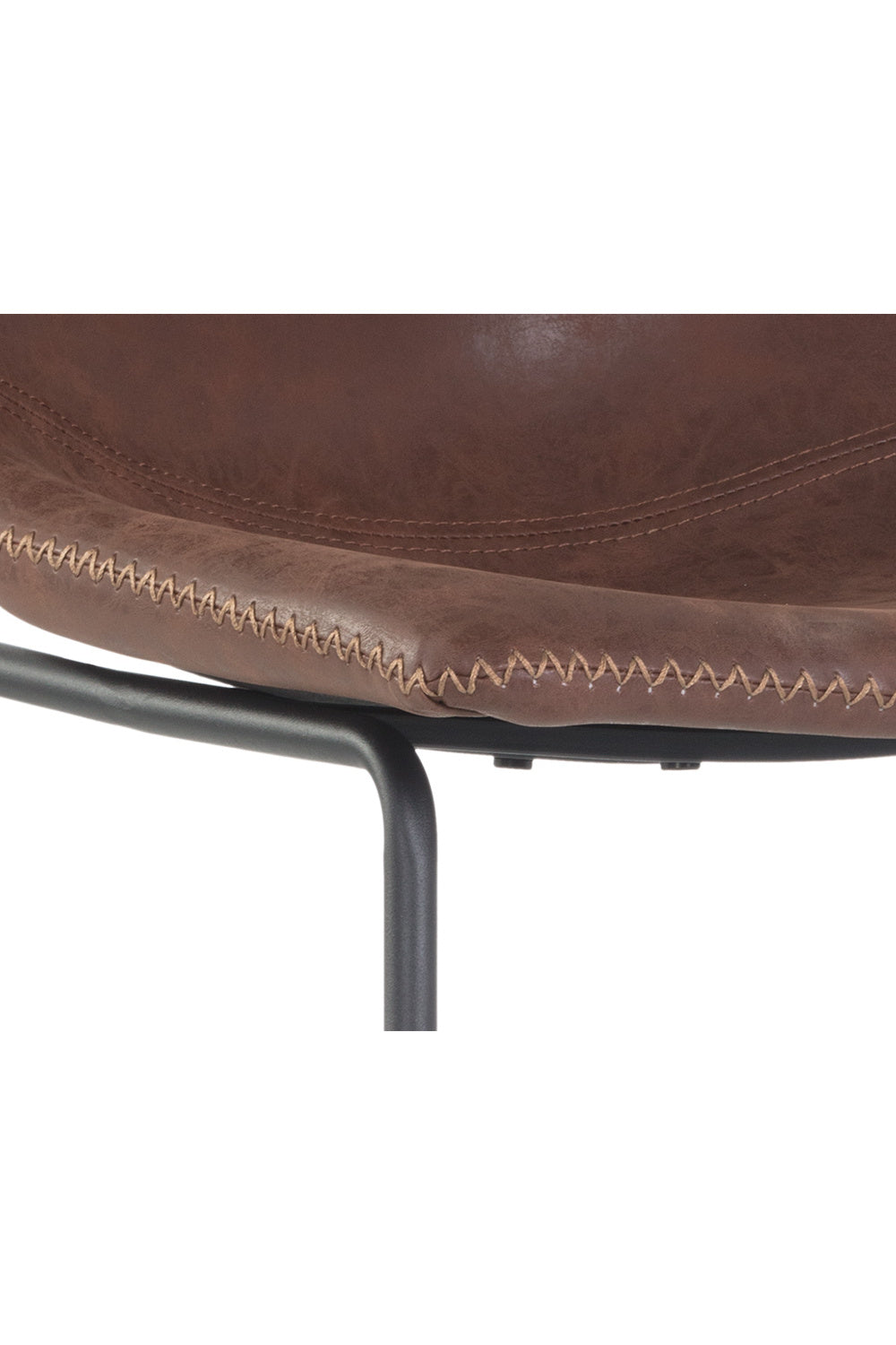   Modern European furniture - Leather-Look Mid-Century Counter Stools (2) - www.oroa.com | Oroa.com