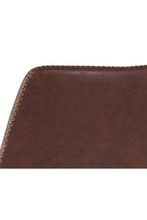   Modern European furniture - Leather-Look Mid-Century Counter Stools (2) - www.oroa.com | Oroa.com