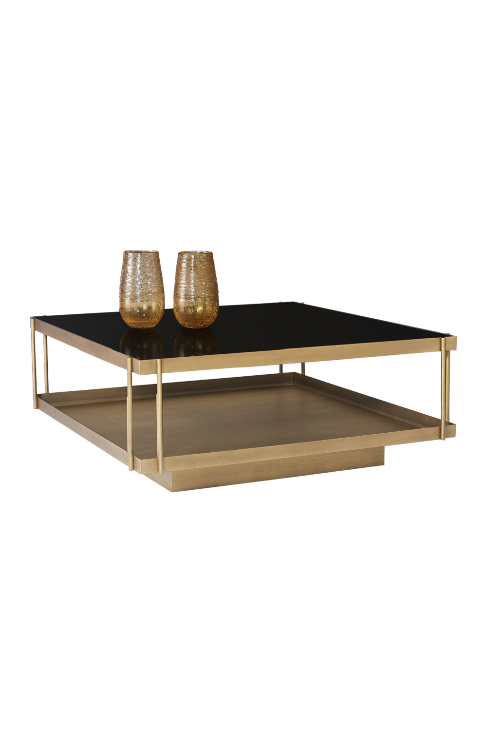   Modern European furniture - Square Black Glass Coffee Table - www.oroa.com | Oroa.com