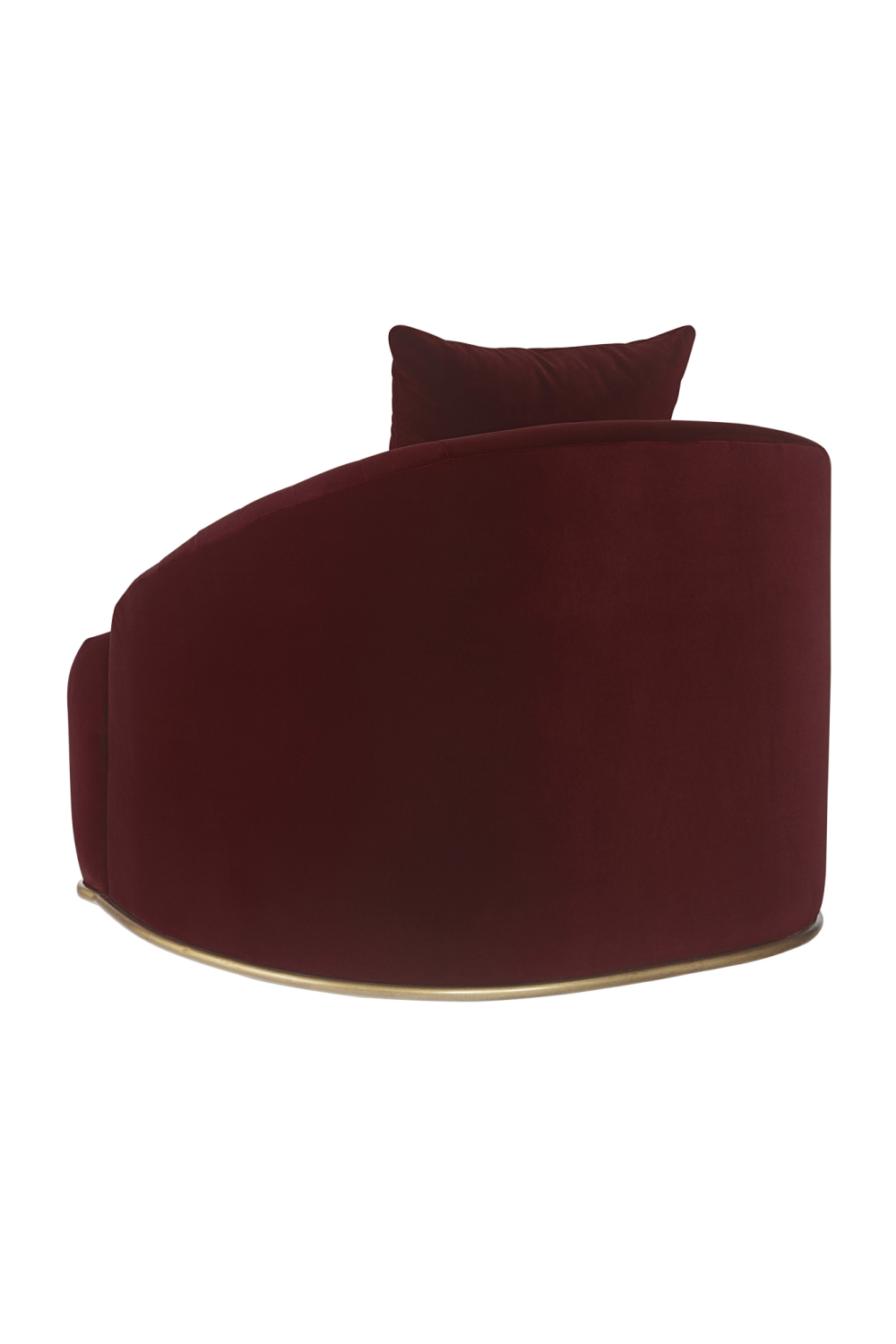   Modern European furniture - Curved Channel-Tufted Lounge Chair - www.oroa.com | Oroa.com