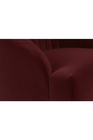   Curved Channel-Tufted Lounge Chair | Oroa.com