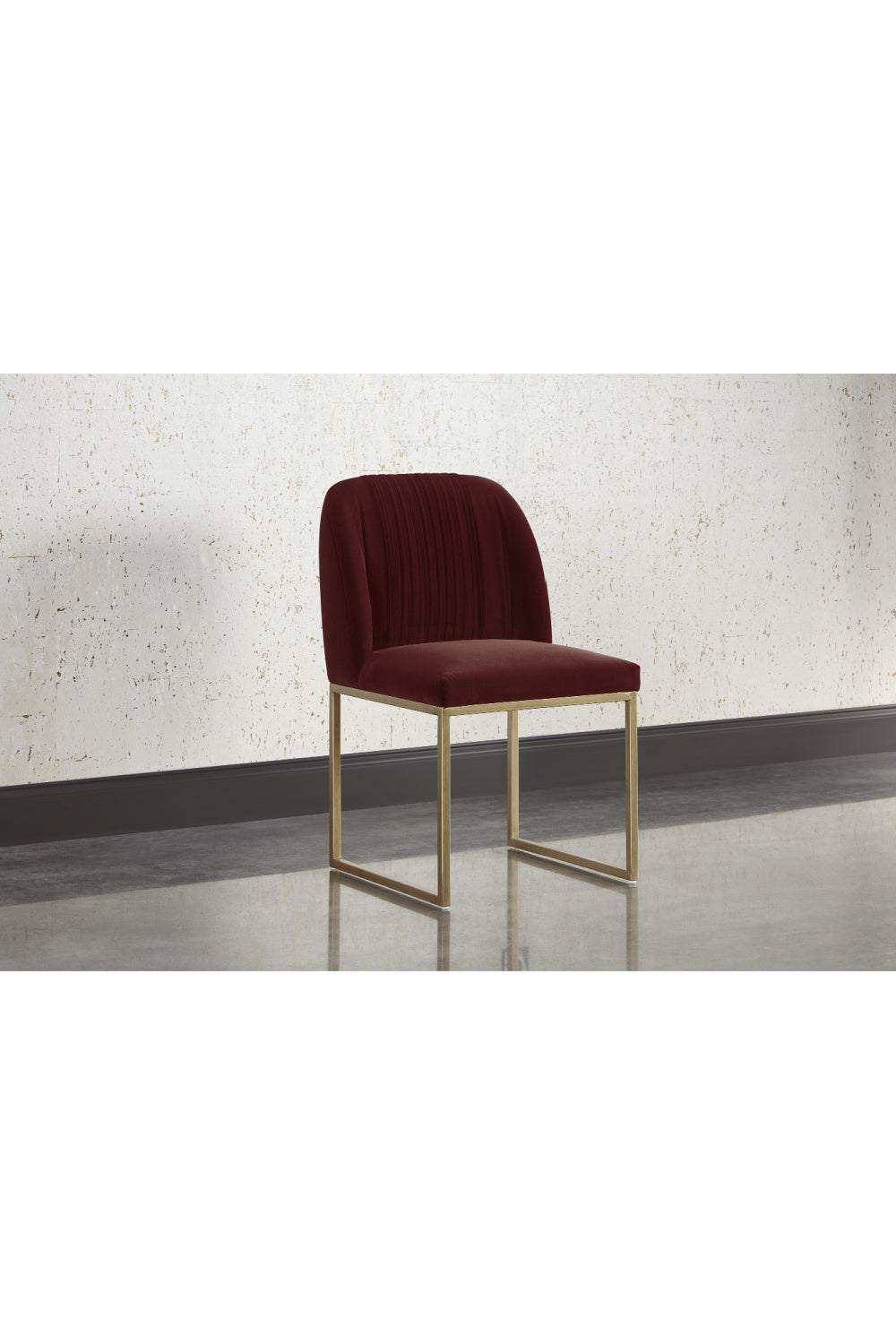  Modern European furniture - Ruched Back Dining Chairs (2) - www.oroa.com | Oroa.com