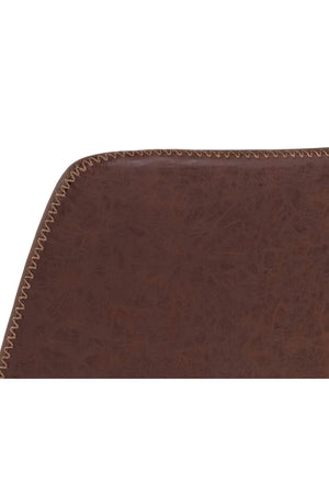   Modern European furniture - Leather Look Mid-Century Dining Chairs (2) - www.oroa.com | Oroa.com