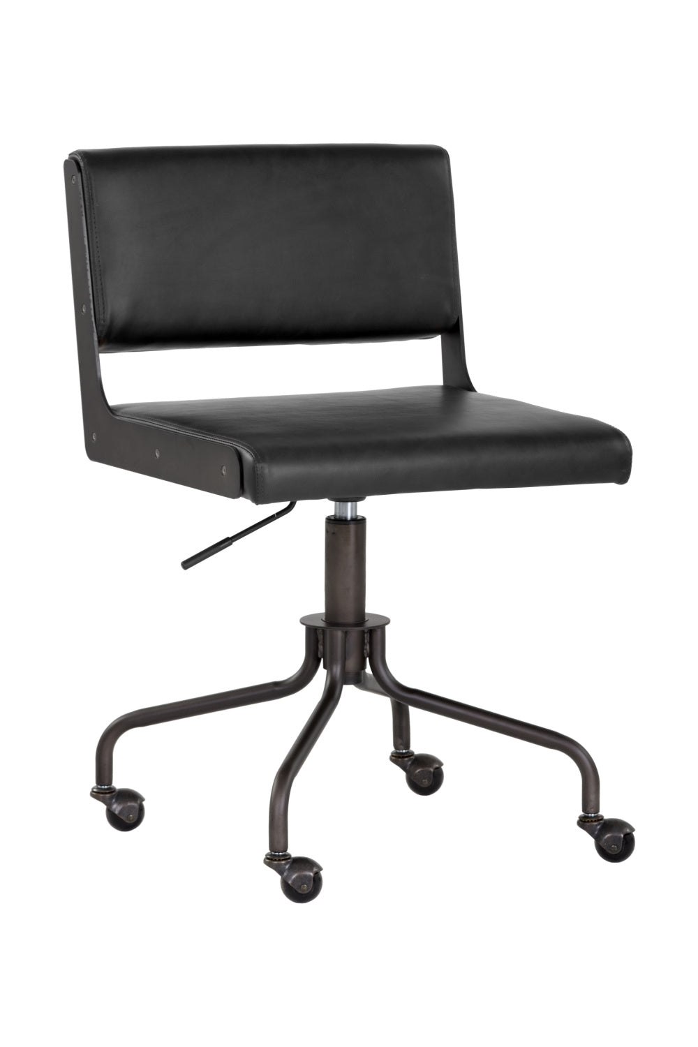   Modern European furniture - Black Leather Look Office Chair - www.oroa.com | Oroa.com